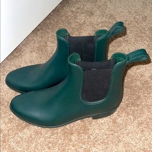 J. Crew Olive Green Ankle Rainboots